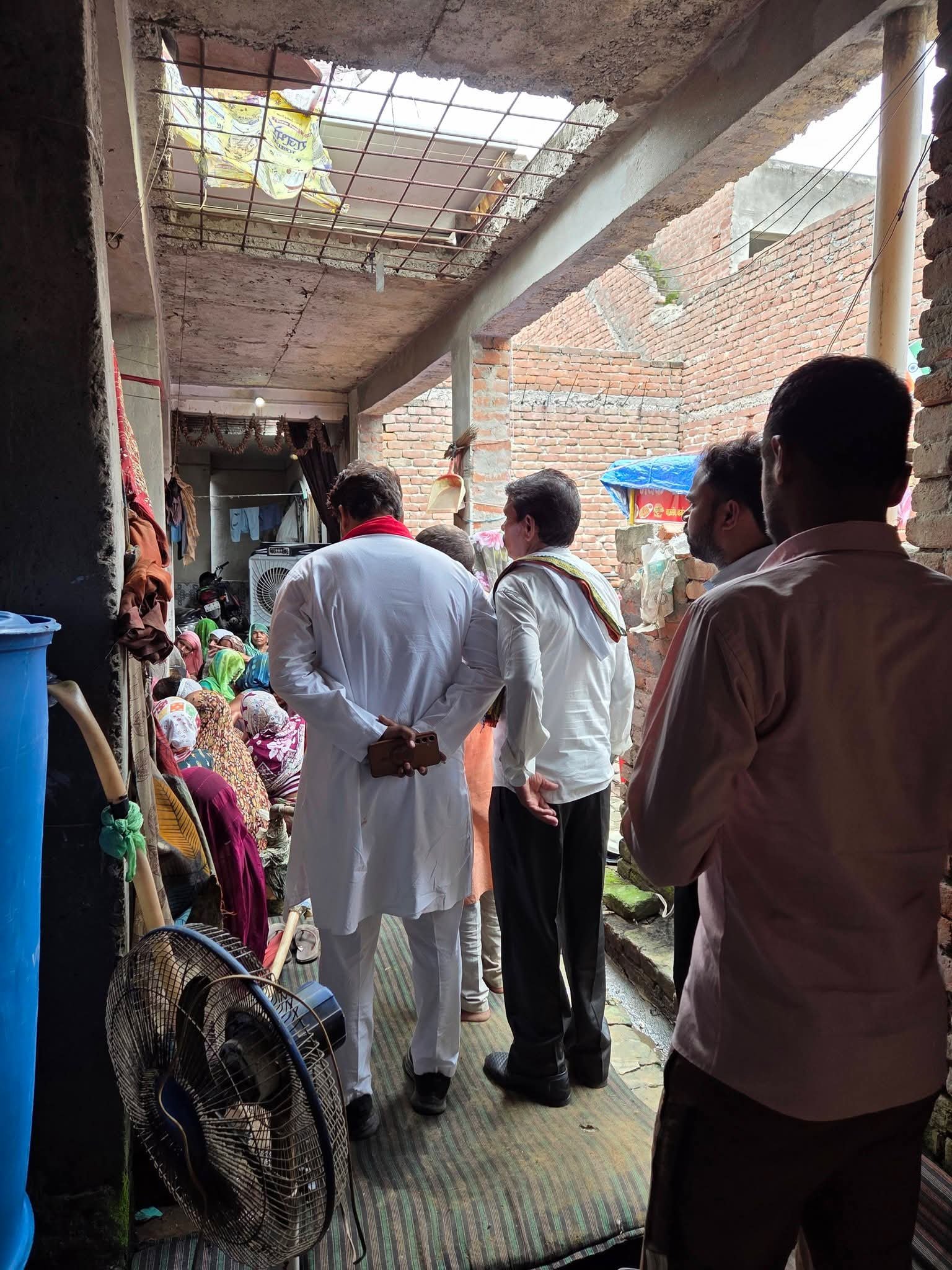 इनायतपुर, गांवखेड़ा एवं सरायवली में शोक संतप्त परिवारों से मुलाकात