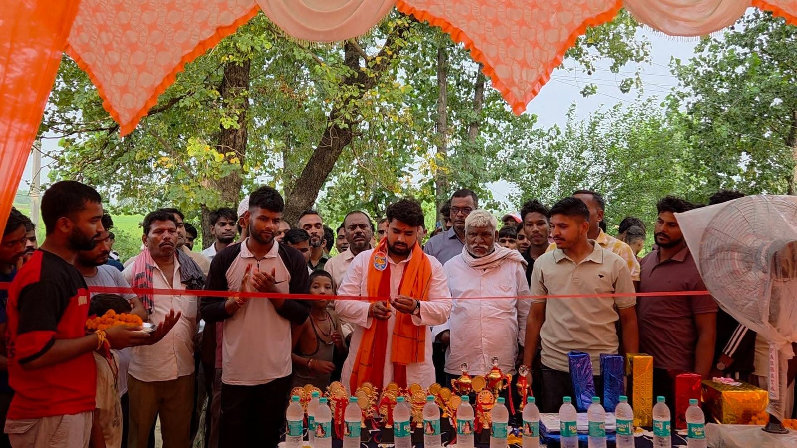शहीद गुलाब सिंह लोधी स्मृति 1600 मीटर दौड़ प्रतियोगिता में गूंजा अतरौली के युवाओं का जोश