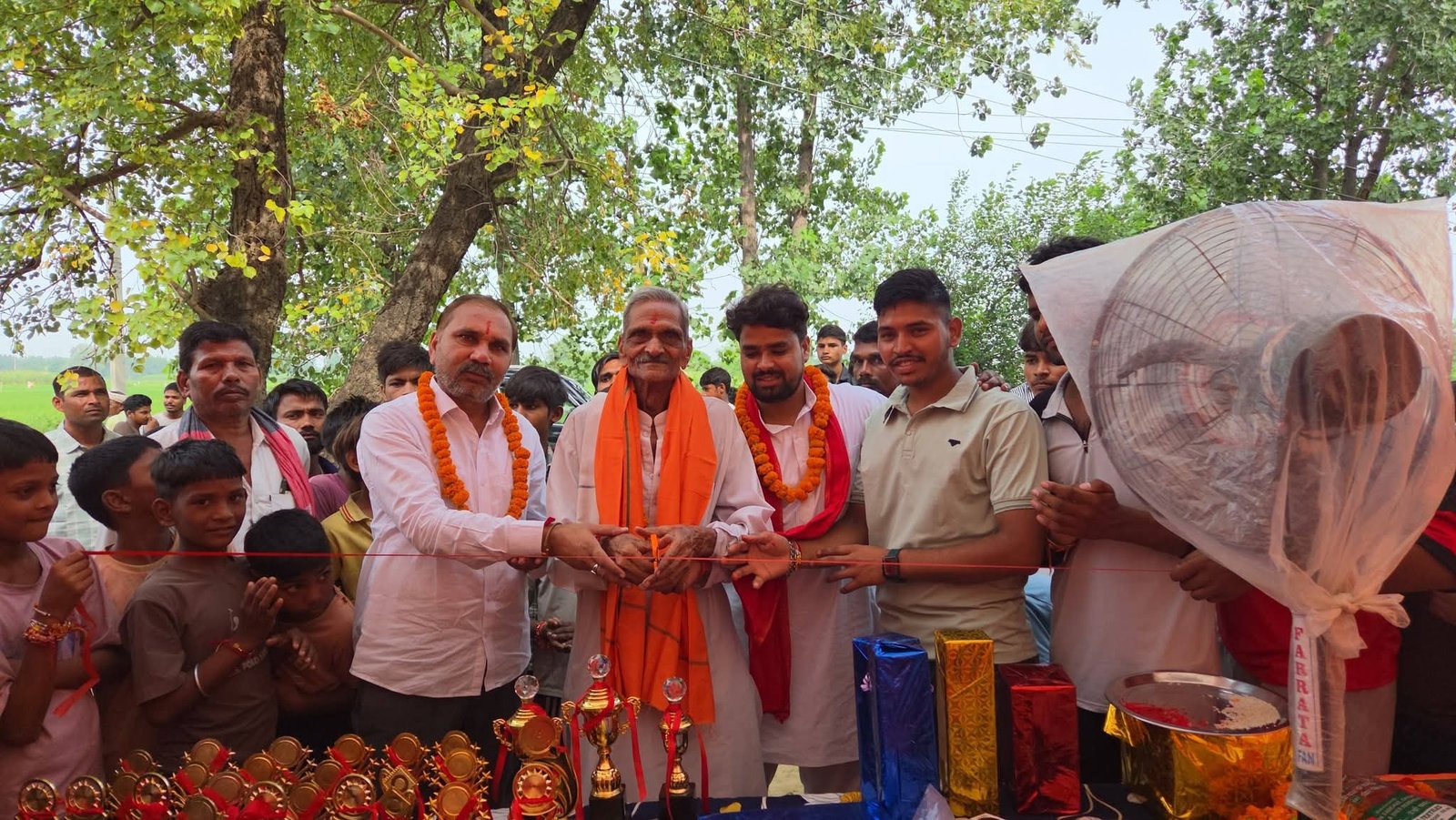 शहीद गुलाब सिंह लोधी स्मृति 1600 मीटर दौड़ प्रतियोगिता में गूंजा अतरौली के युवाओं का जोश